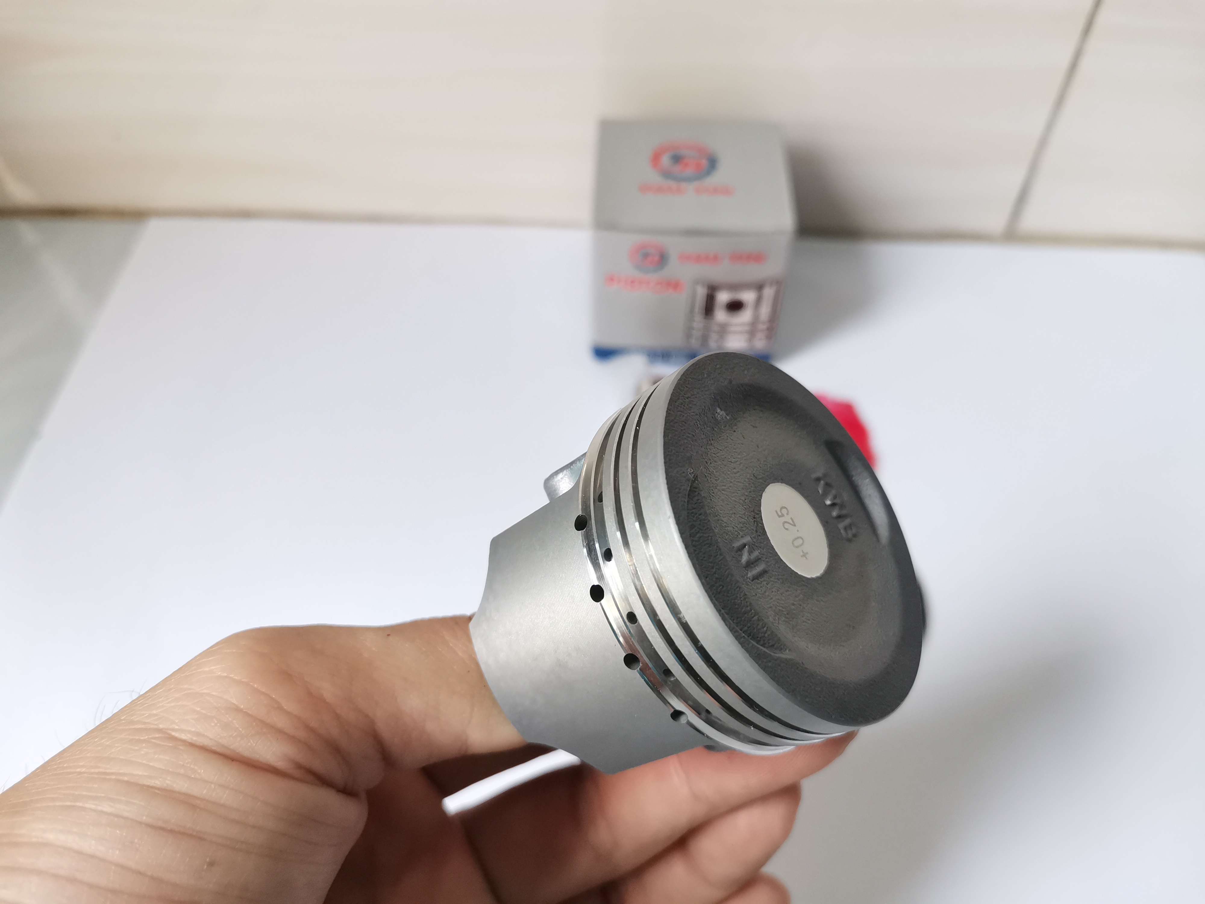Bộ piston+bạc Wave S cao cấp cos 1 đến cos 2
