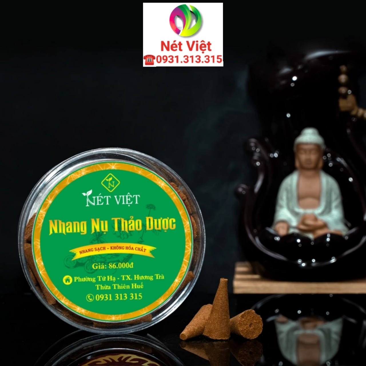 Nhang Nụ Thảo Dược Nét Việt (Hộp 40 viên)