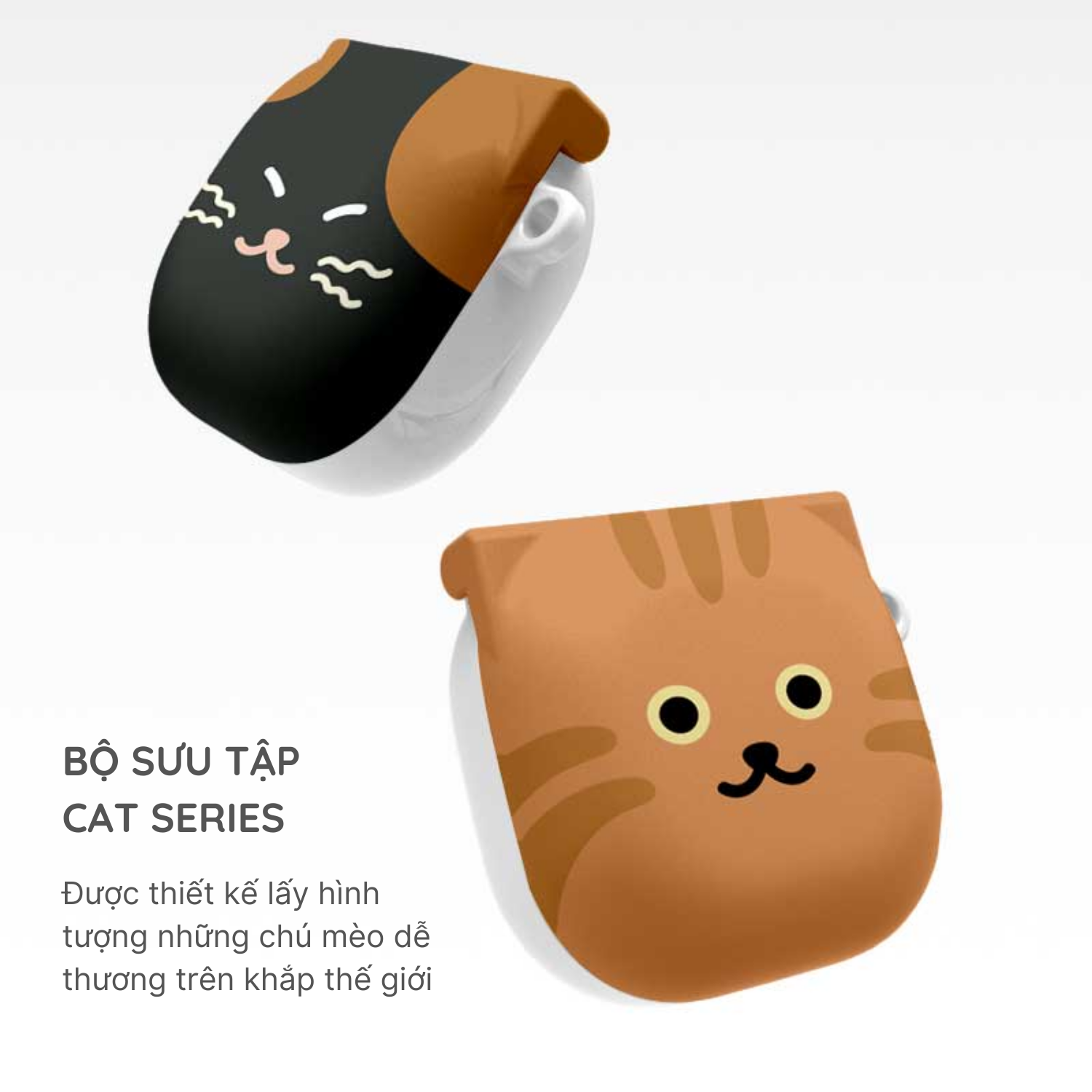 Case ốp cho Samsung Buds2 / Buds Live / Buds Pro - Cat Series - Hãng DC Case