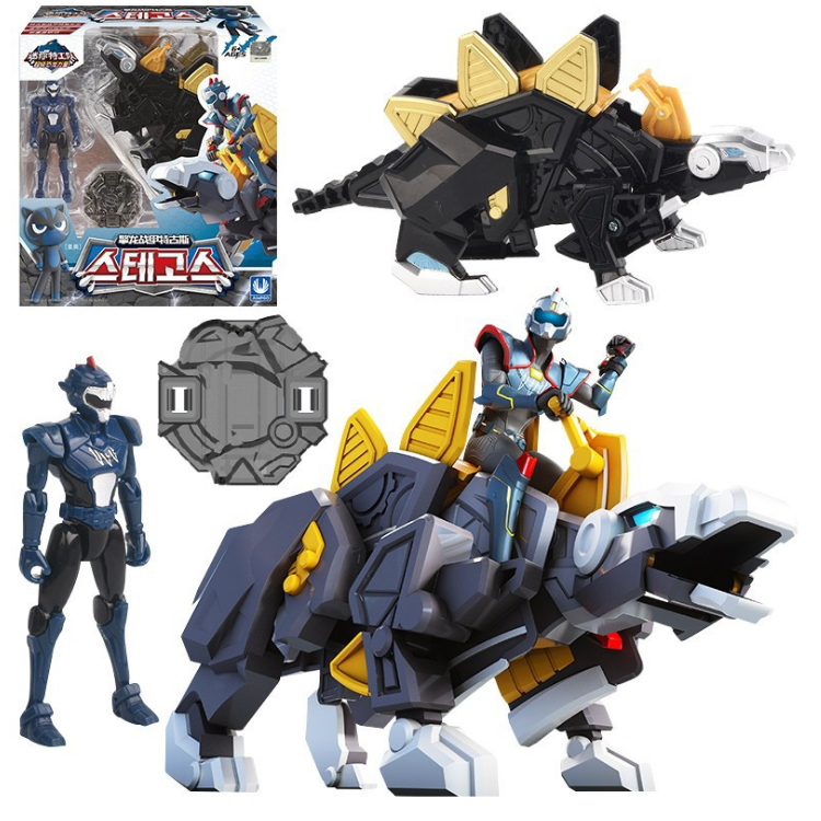 Mô hình miniforce biệt đội siêu nhân nhí khủng long Stegos băng giá & Siêu nhân Leo Thiên tài Đồ chơi trẻ em MINI FORCE Khủng Long Stegos Băng Giá Và Siêu Nhân Leo Thiên Tài