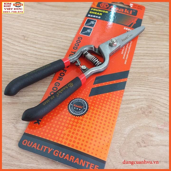 Kéo cắt cành Asaki AK-8648 C2-8inch (Đen)
