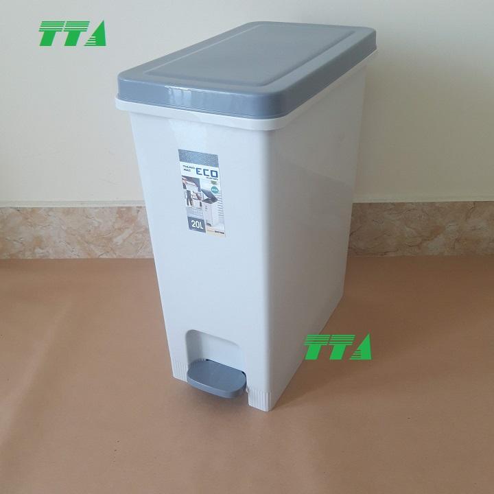 Thùng rác nhựa đạp chân Eco 20 lít