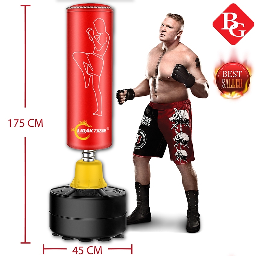 ẢNH THẬT & VIDEOBG - Trụ đấm đá Boxing PILE Giao Màu Ngẫu Nhiên