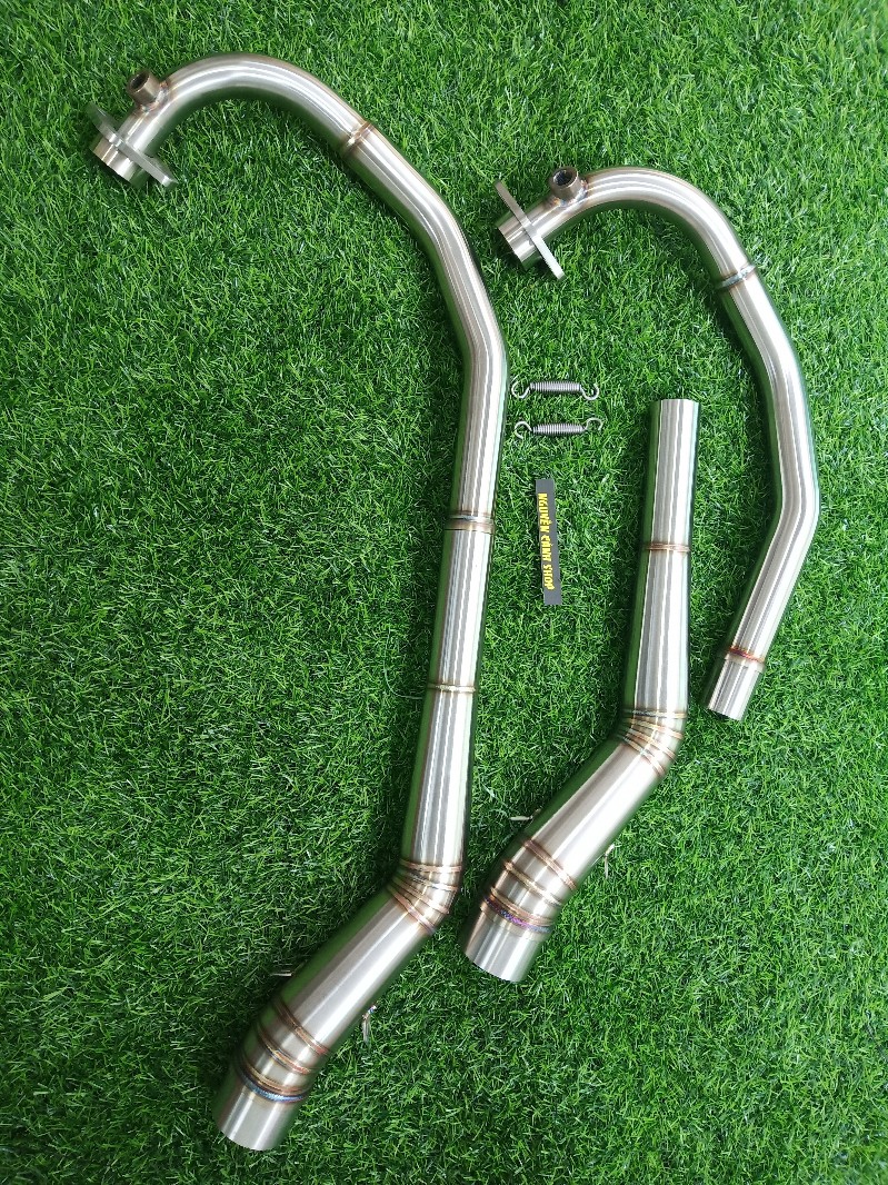 cổ pô xe raider fi 2 khúc mẫu đá thấp