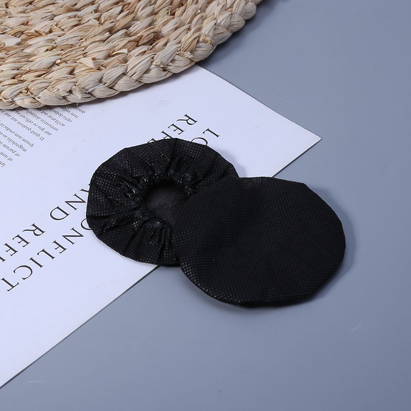 PanPan 10/50Pair Disposable Non-woven Microphone Cover Removal Windscreen Protective Mic Cap Pad for KTV Karaoke