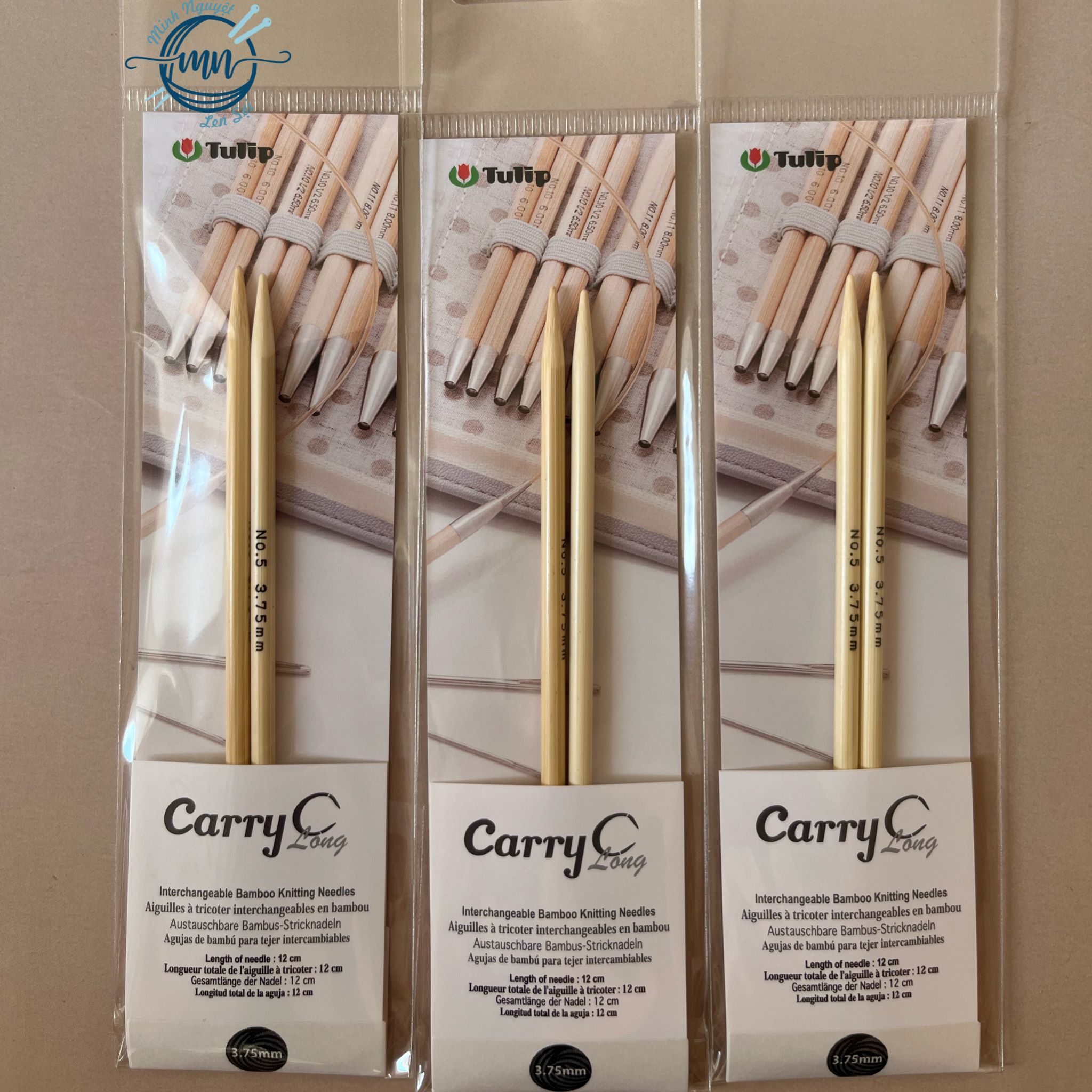 Kim đan tre - Tulip® CarryC Interchangeable Bamboo Long Knitting Needle
