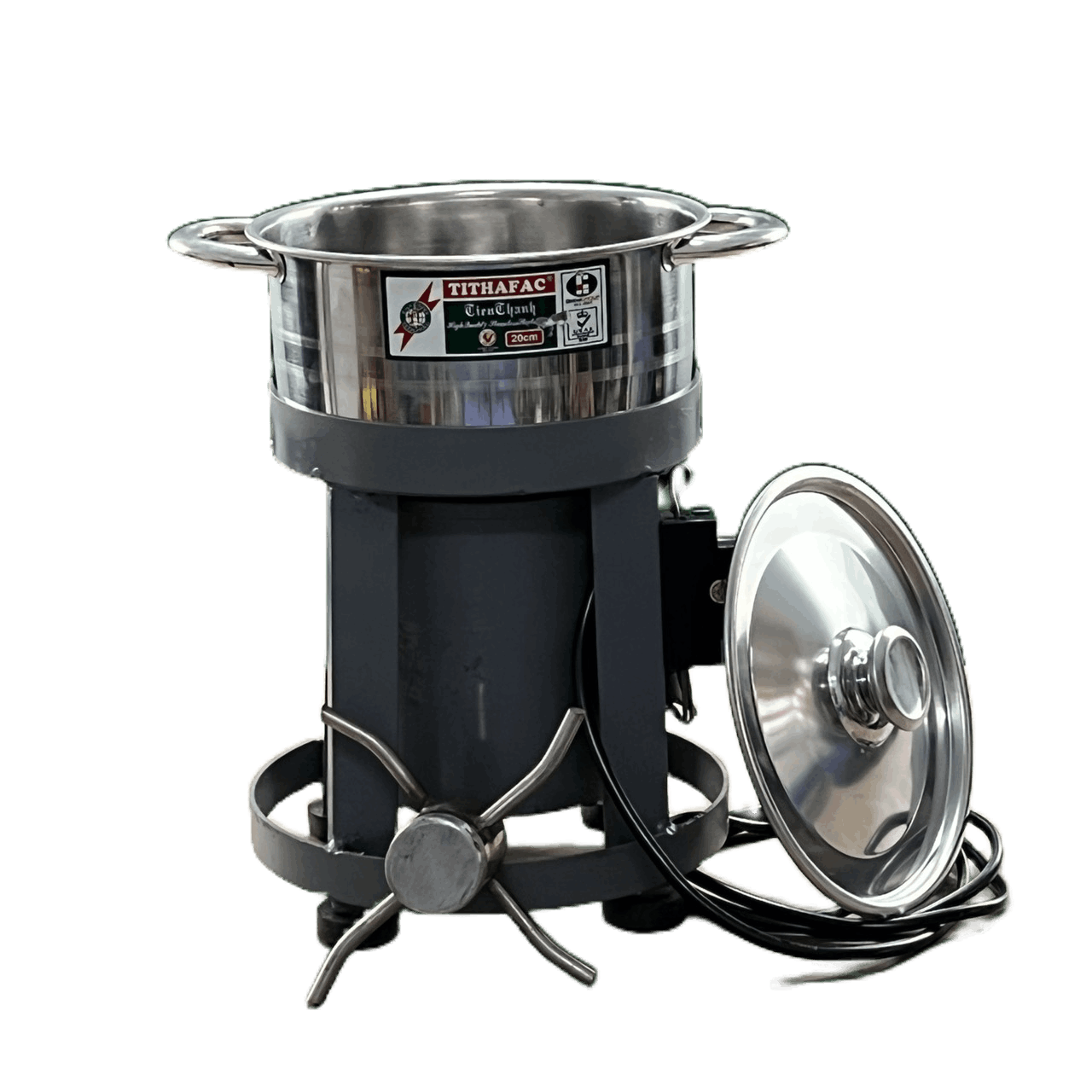 Máy đánh tơi thịt làm chà bông 1/4HP nồi 20cm