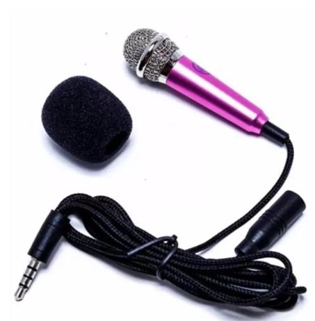 [HCM]Micro mini hát Karaoke trên điện thoại(mic Hồng)