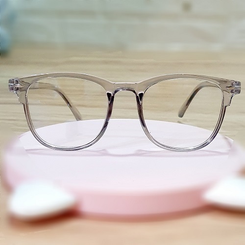 [HCM]Kính Màu Xám Khói Trong Toàn Phần Kiểu Nữa Gọng Giảm Bức Xạ Màn Hình