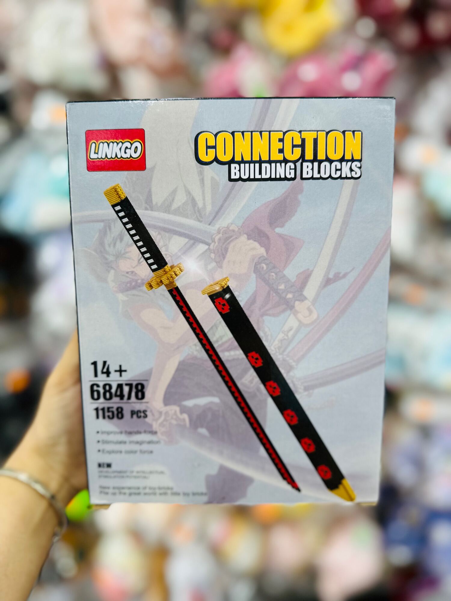 [MUA 2 GIẢM 5%]Đồ Chơi Lắp Ráp Nonlego Mô Hình Kiếm Nhật Katana Cho Bé