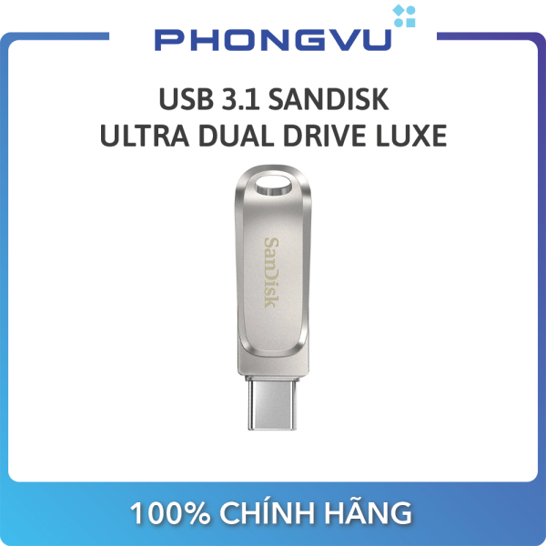 ổ cứng di động/ USB 3.1 Sandisk Ultra Dual Drive Luxe (SDDDC4-032G-G46) - Bảo hành 60 tháng