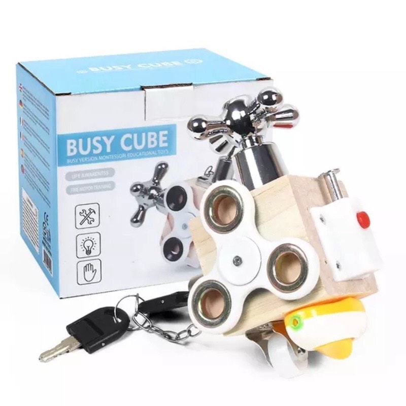 Busy cube cục gỗ bận rộn