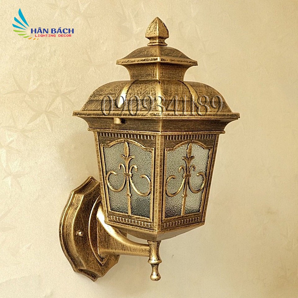 Đèn chùa gắn tường cổ điển - kèm bóng