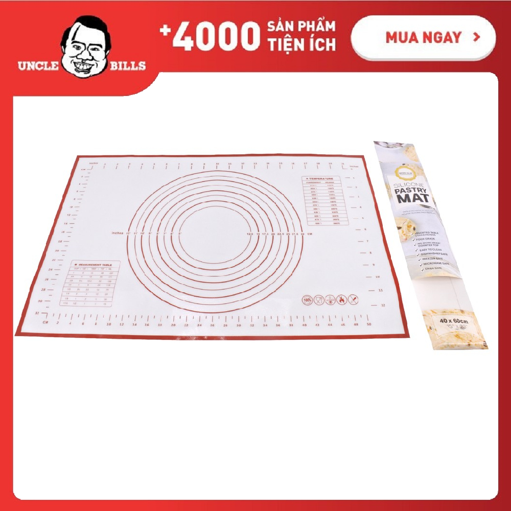 Tấm lót làm bánh Silicon Uncle Bills KC0460