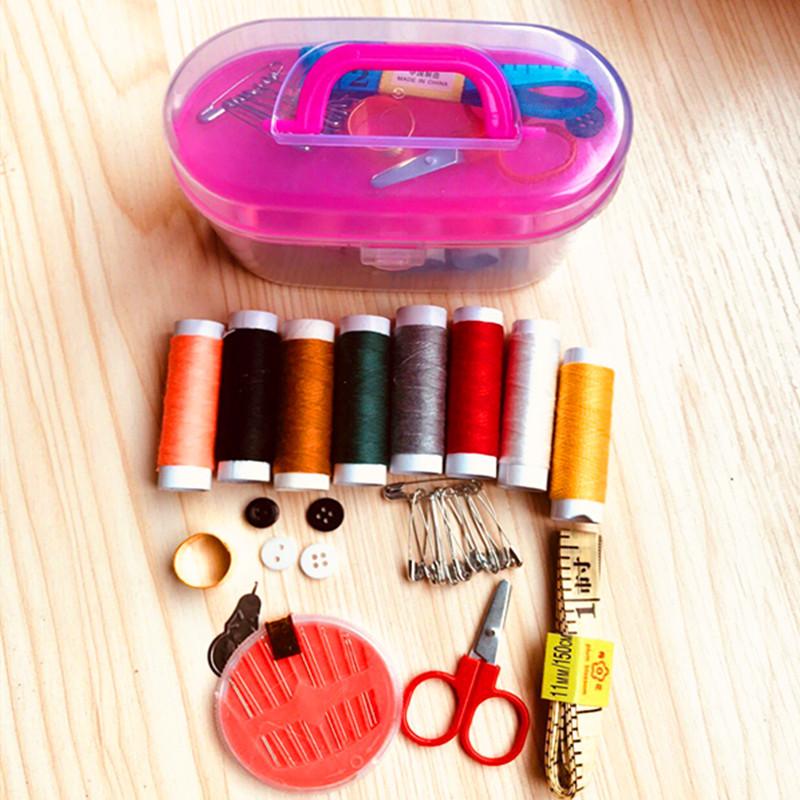 Hộp Kim Chỉ Mini 8 cuộn 31 món
