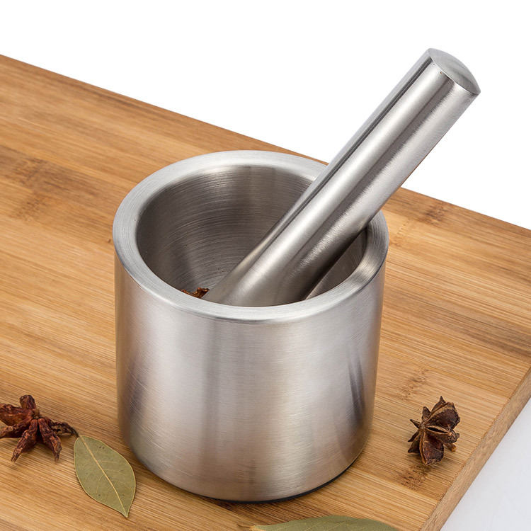 Bộ chày cối Inox có nắp đậy