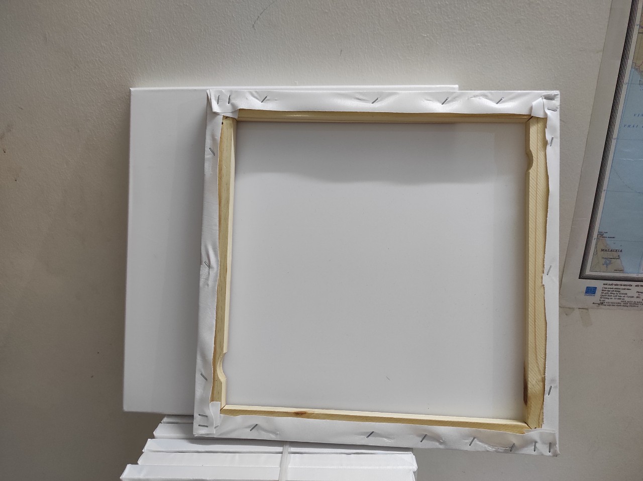 Combo 2 toan vẽ tranh 30x30 cm căng sẵn
