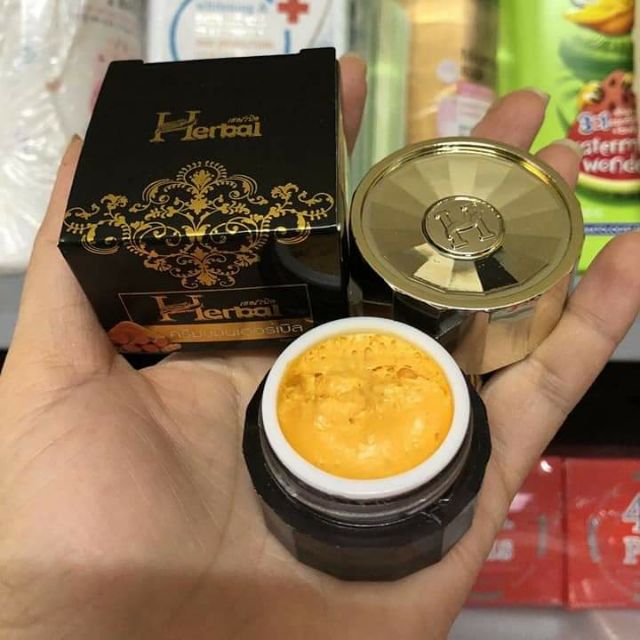 Kem Nghệ HERBAL Thái Lan (Mẫu mới) - Giảm Mụn, Mờ Thâm, Sáng Da
