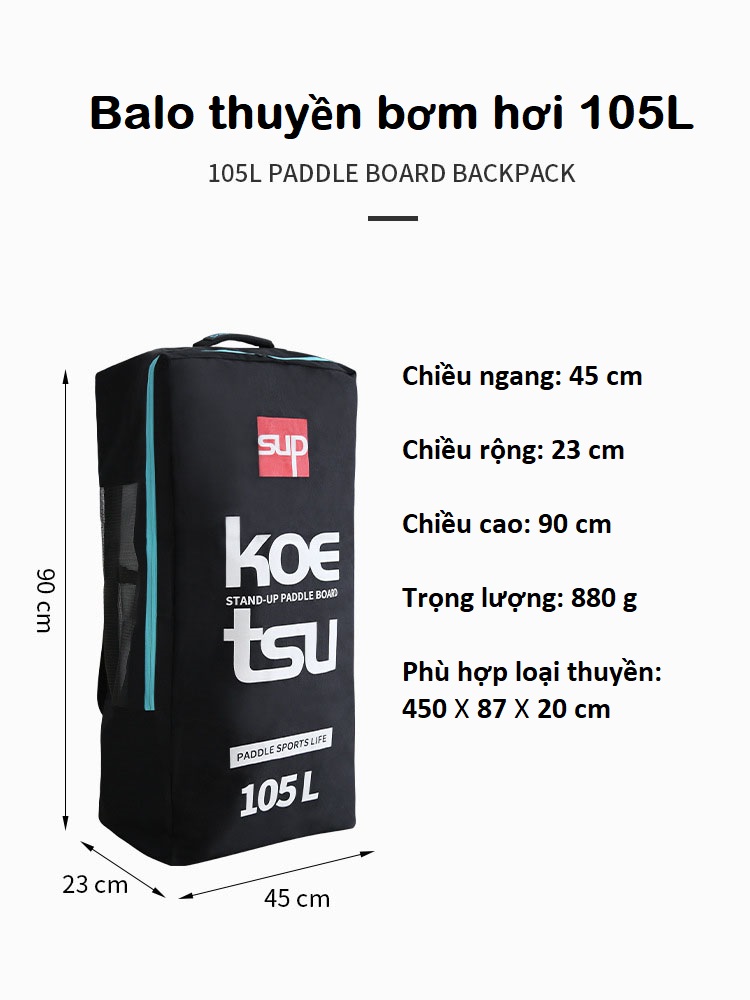Carry-in car backpack/Sup backpack