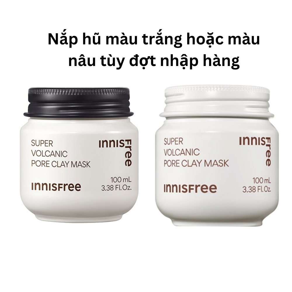 [TẶNG CỌ]Mặt Nạ Đất Sét Innisfree Super Volcanic Pore Clay Mask 2X Tro Núi Lửa