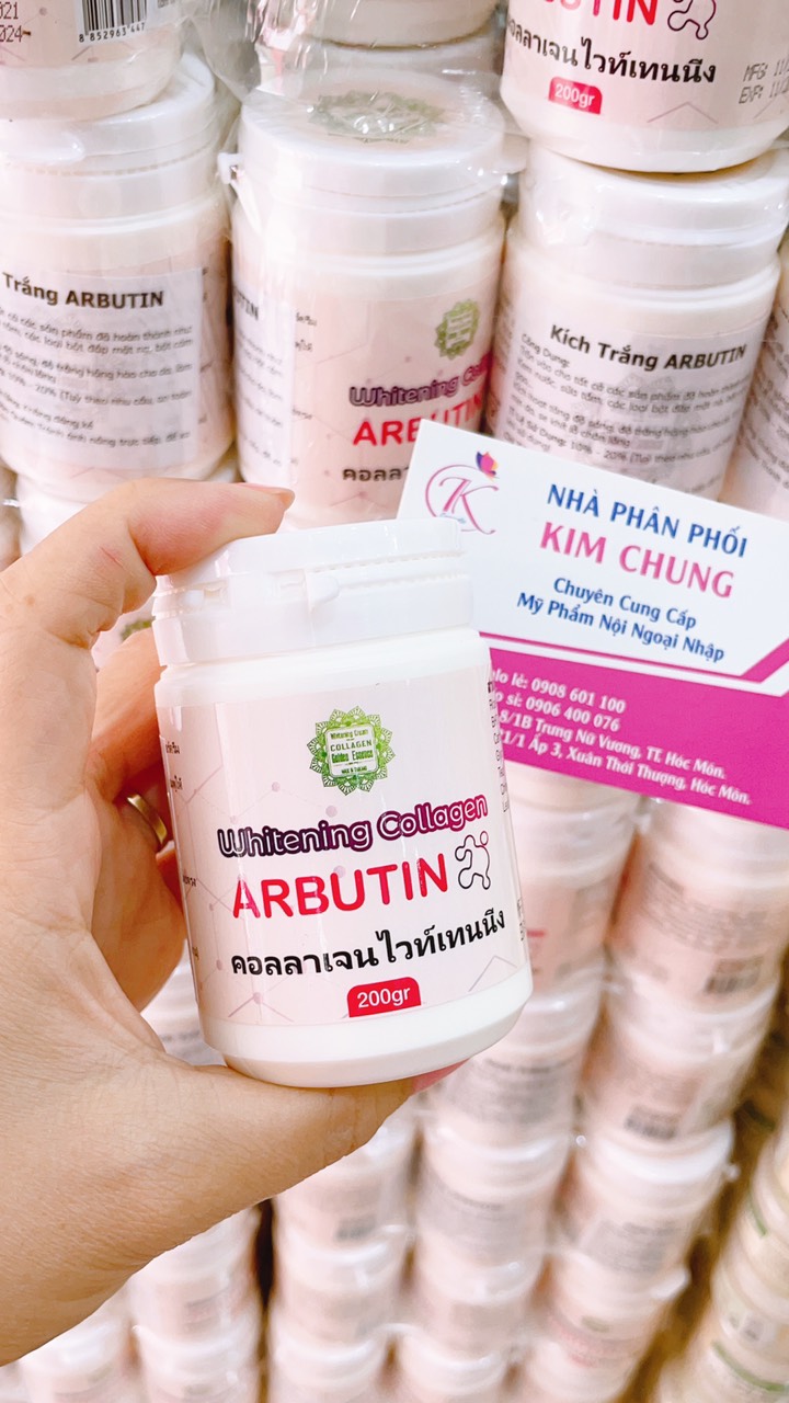 Kích trắng Arbutin Colagen chuẩn Thái