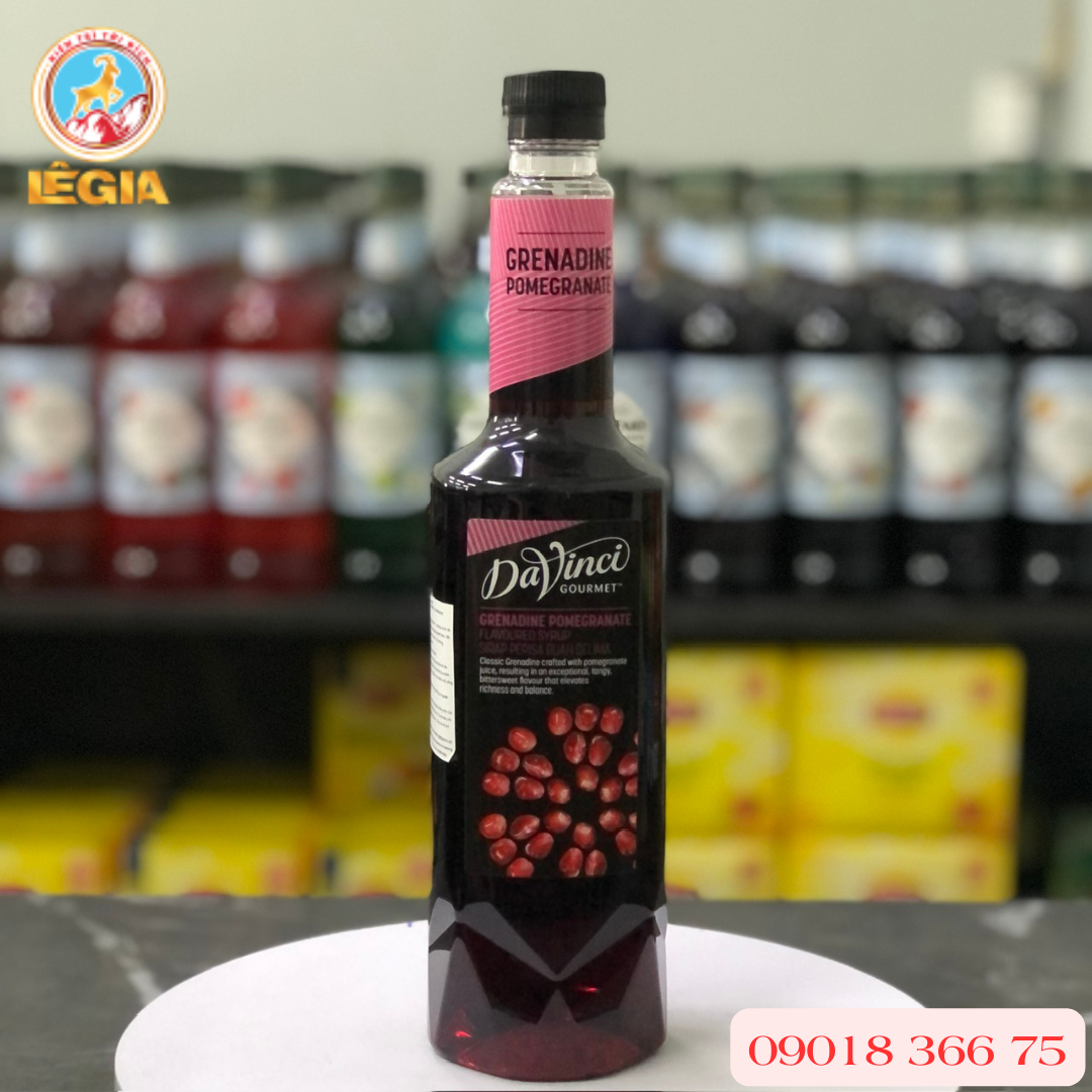 Siro davinci lựu 750ml - davinci grenadine syrup