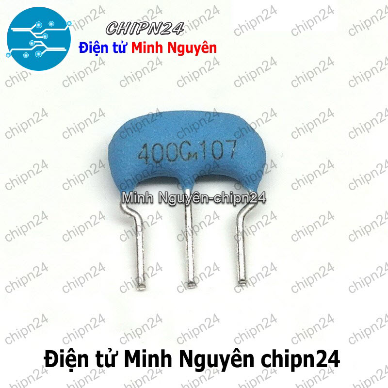 [3 con] (K340) Thạch anh 3 chân 4M (dùng cho máy giặt, điều hòa 4MHz) - HH006054