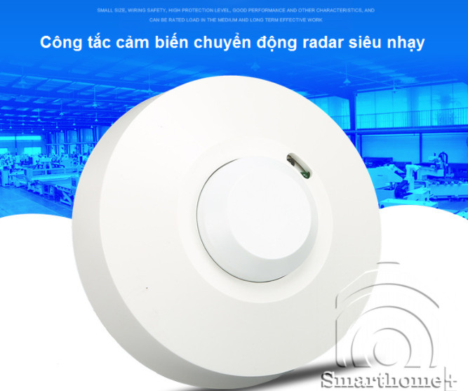 Cảm Biến Chuyển Động Radar Vi Sóng Lắp Trần