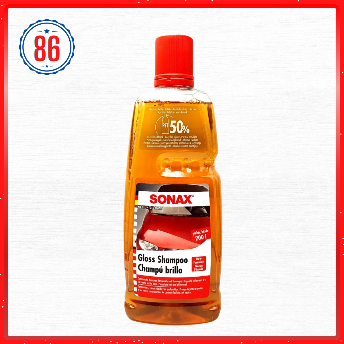 [HCM]Nước Rửa Xe Sonax Gloss Shampoo 1lit