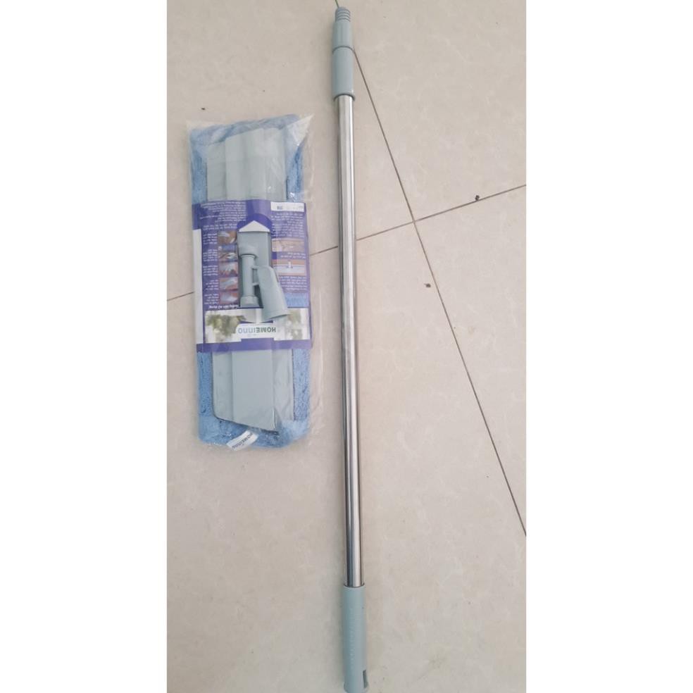 [HCM]Cây lau nhà công nghiệp Microfiber Dán 45cm (siêu sạch cán rút đế nhựa)