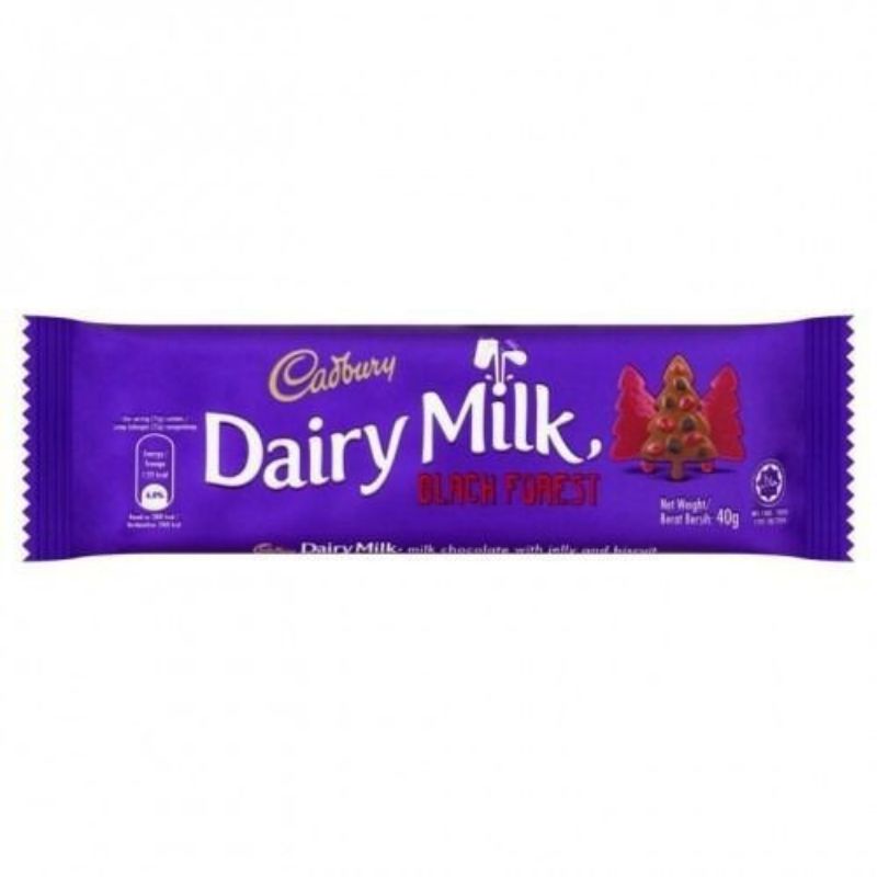 (4 Vị) Socola Cadbury Dairy Milk thanh 40gr