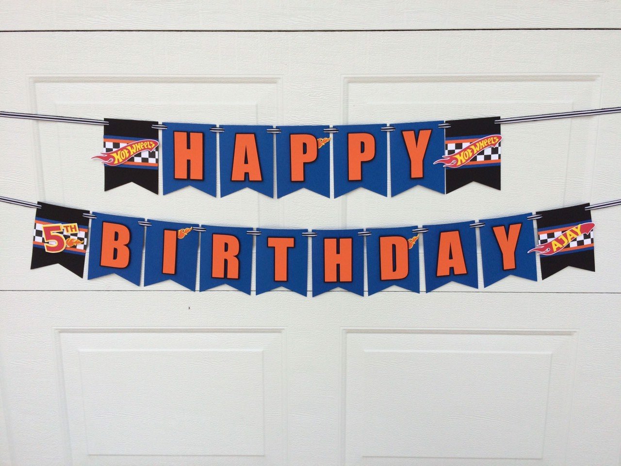 Dây cờ happy birthday hotwheel banner PHG39