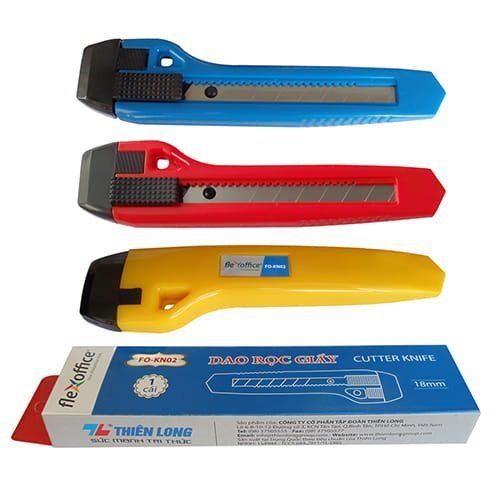 1 SÉT 5 CÂY DAO RỌC GIẤY CAO CẤP KAPUSI BẢN LỚN - LƯỠI DAO SIÊU BÉN - DAO RỌC GIẤY NHIỀU MÀU