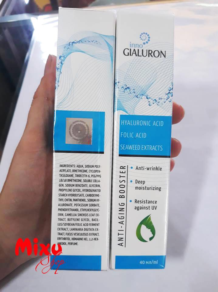 (HÀNG CHUẨN) Serum Inno Gialuron chống lão hóa làm mờ nếp nhăn 40ml của Nga