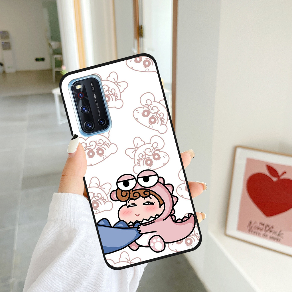 Ốp lưng Vivo V19 hình cặp đôi, couple hoạt hình dễ thương