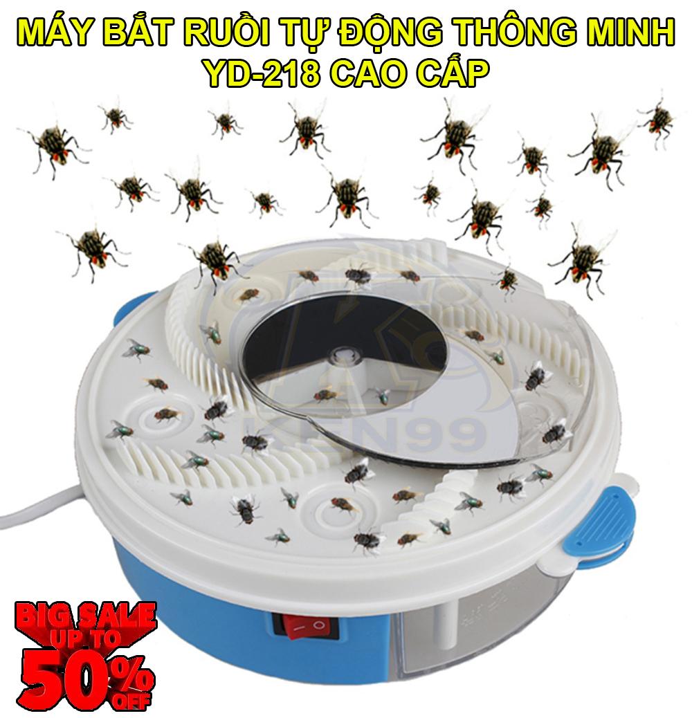 [HCM]May duoi con trung, Máy bắt ruồi tự động YD-218 cao cấp Hoạt động trên nguyên tắt xoay tròn đưa côn trùng vào không gian không lối thoát giúp gia đình bạn có được một môi trường sống trong lành an toàn cho sức khoẻ.