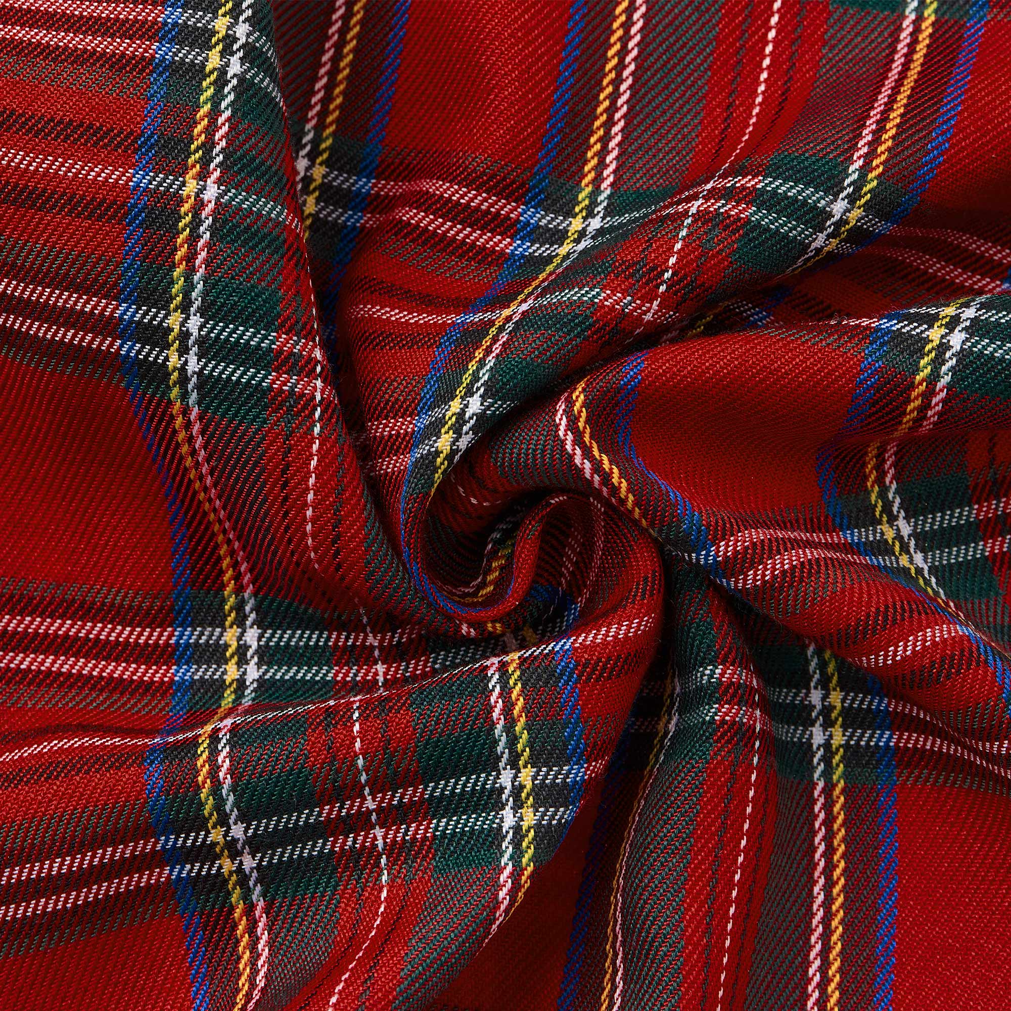 Quần Dirty Coins Logo Plaid Pants - Red