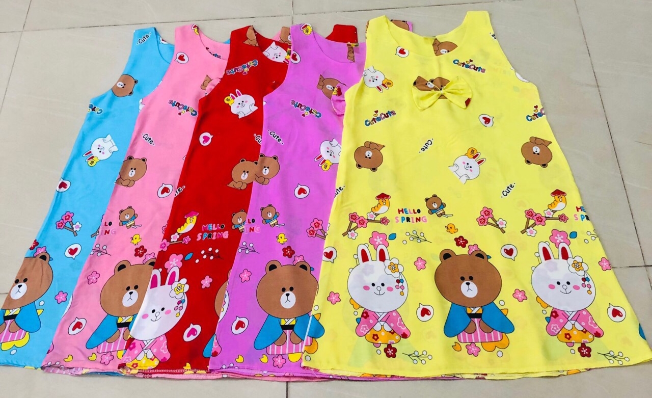 Đầm tole bé (18-24kg)