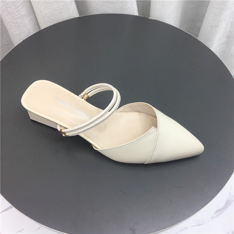Sandal nữ 2 quai chất da mềm siêu xinh