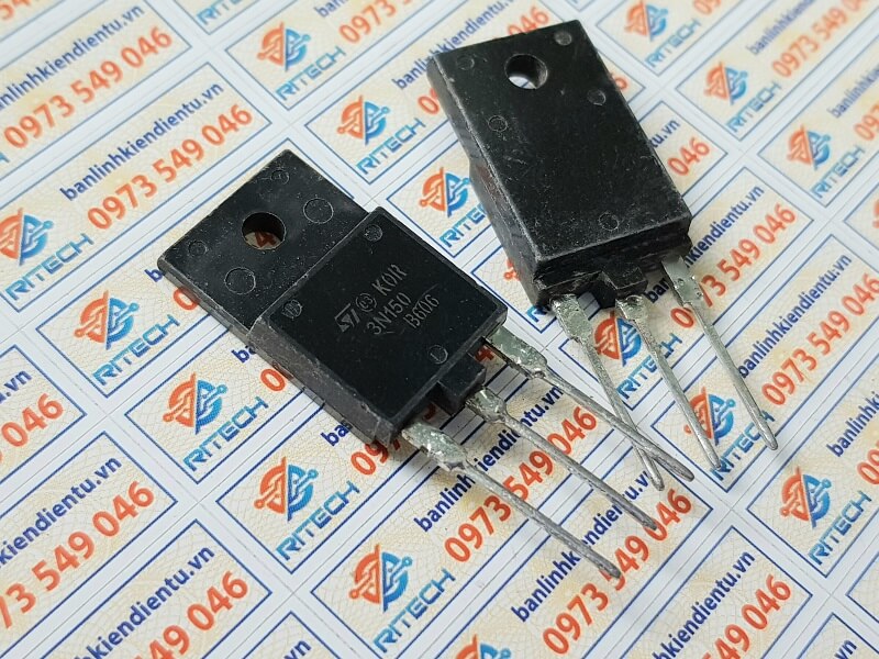 3n150, stfw3n150 mosfet nguồn kênh n 2.5a 1500v tháo máy