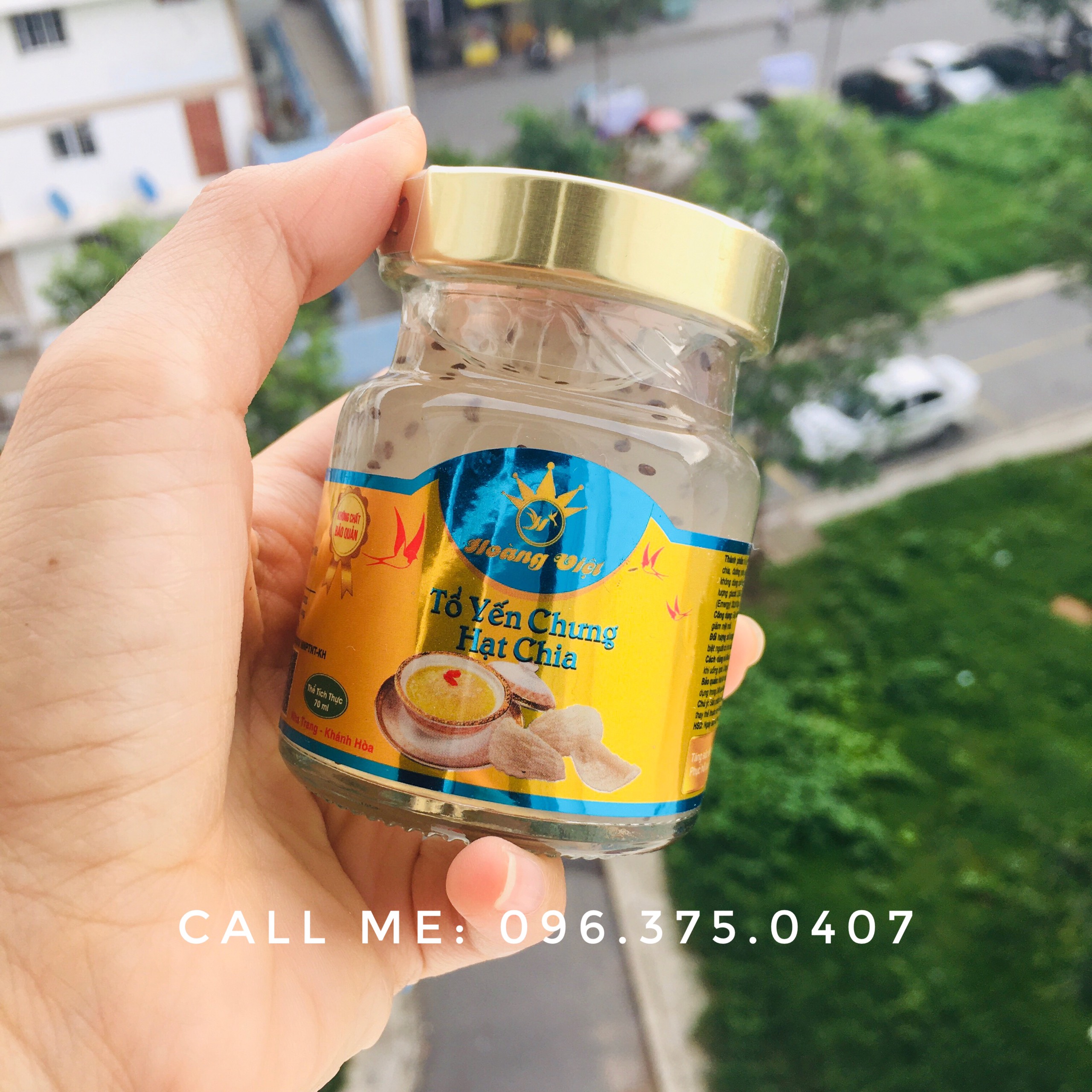 Yến chưng hạt chia Nha Trang, Khánh Hòa - Hoàng Việt, giàu Omega 3-6-9, chất xơ cực kì cao, đạm chất lượng cao, chất chống oxy hóa, giàu khoáng chất. tăng sức đề kháng, giảm táo bón cho bé hũ 70ml
