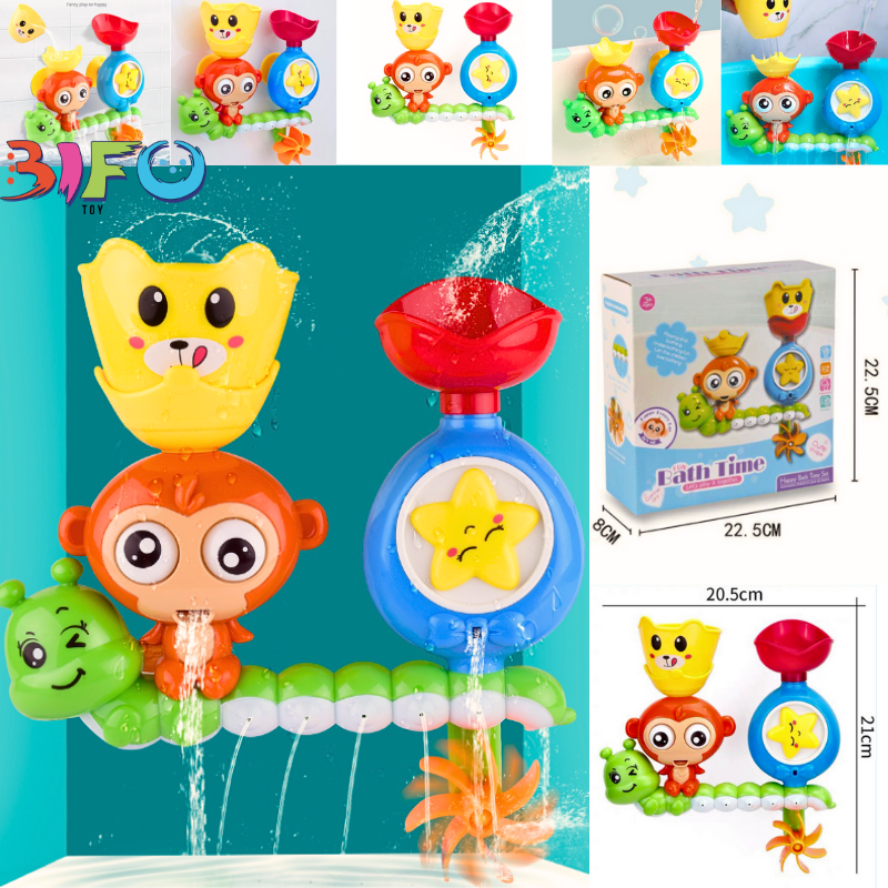 Đồ play house shaped bathroom lovely monkey design water spray fun for baby