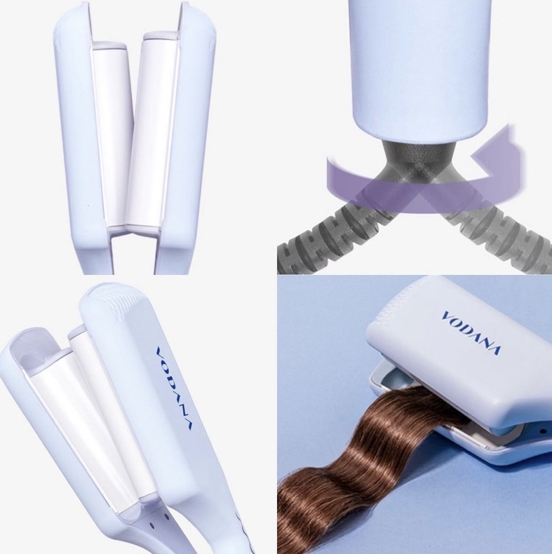 Máy dập sóng VODANA Triple Flow Wave Iron