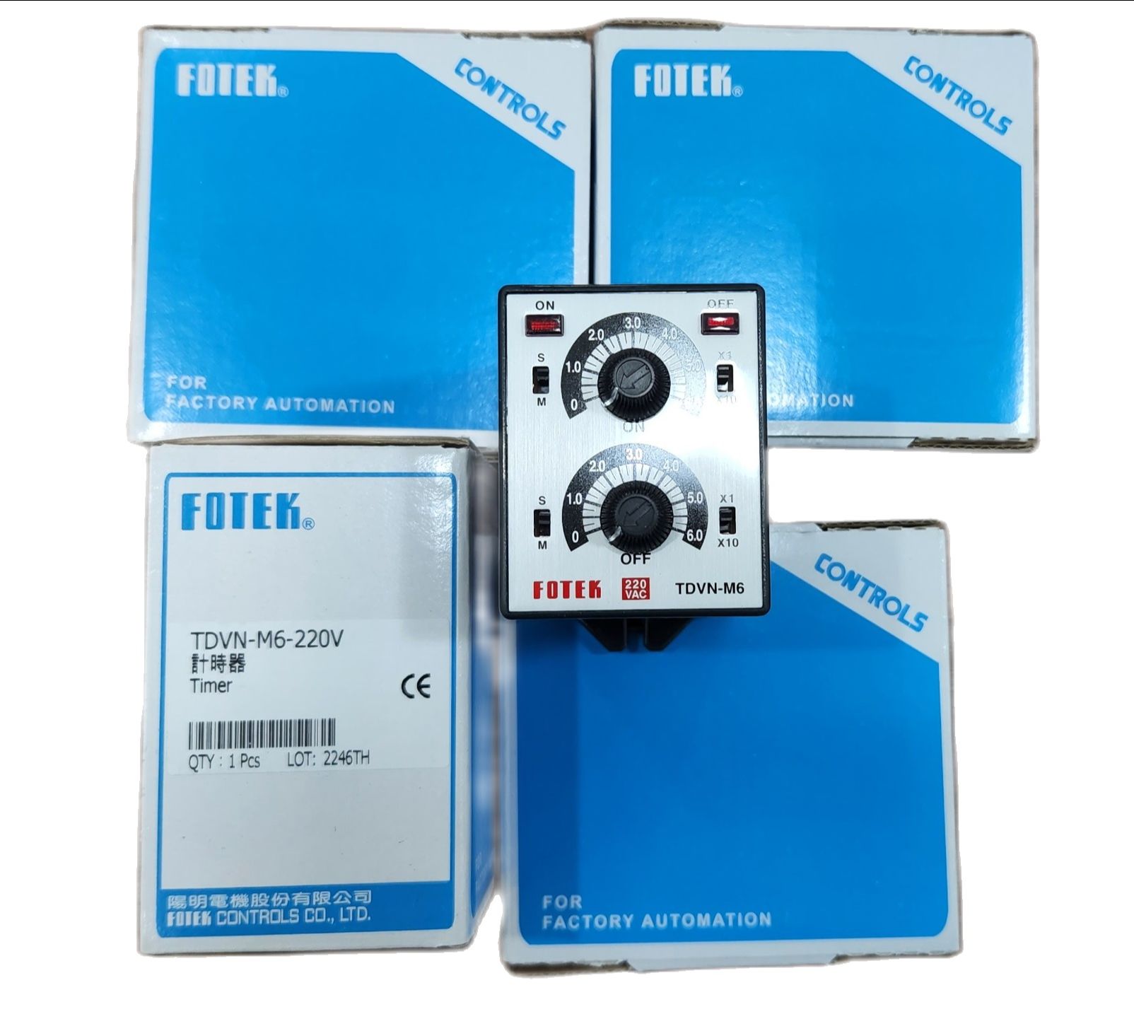 [HCM]Fotek TDVN-M6: Bộ định thời Timer Đôi trong tủ