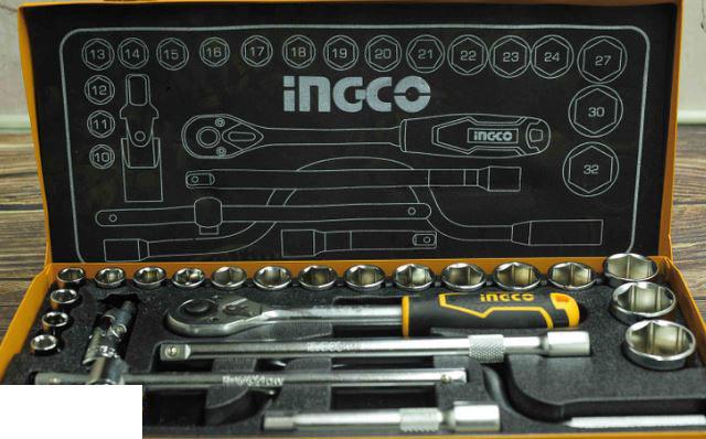 1/2" Bộ tuýp 24 chi tiết INGCO HKTS0243