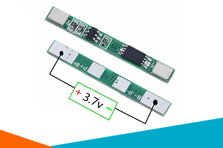 Module Bảo Vệ Quá Dòng Quá Áp Pin 18650 3.7V 3A 1S