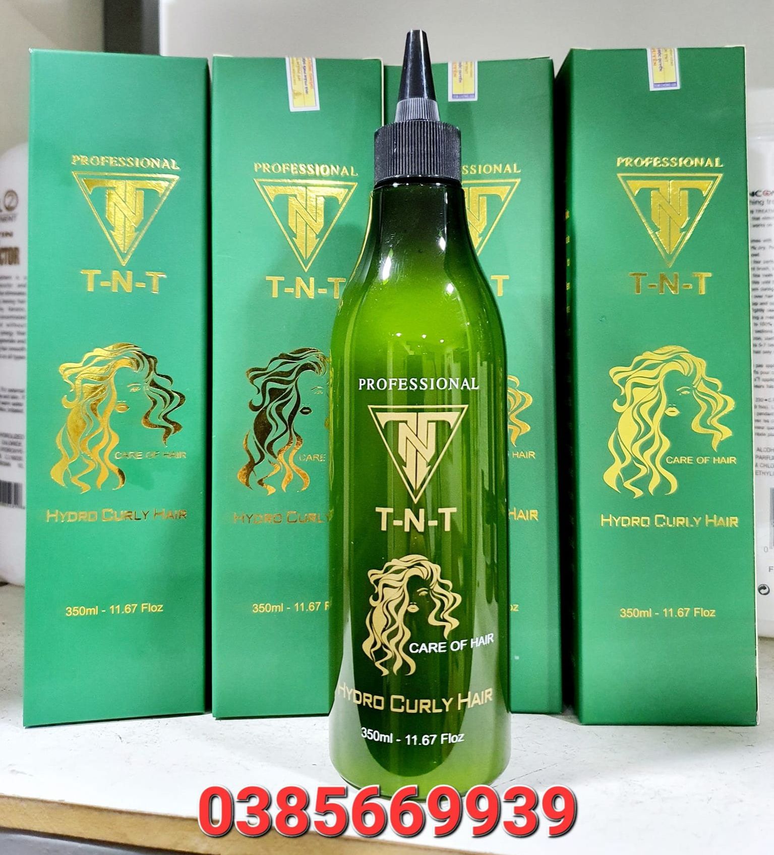 Thuố kích xoăn TNT, kích xoăn tóc Hydro Curly Hair , thuố làm xoăn tóc đơn giản, 350ML