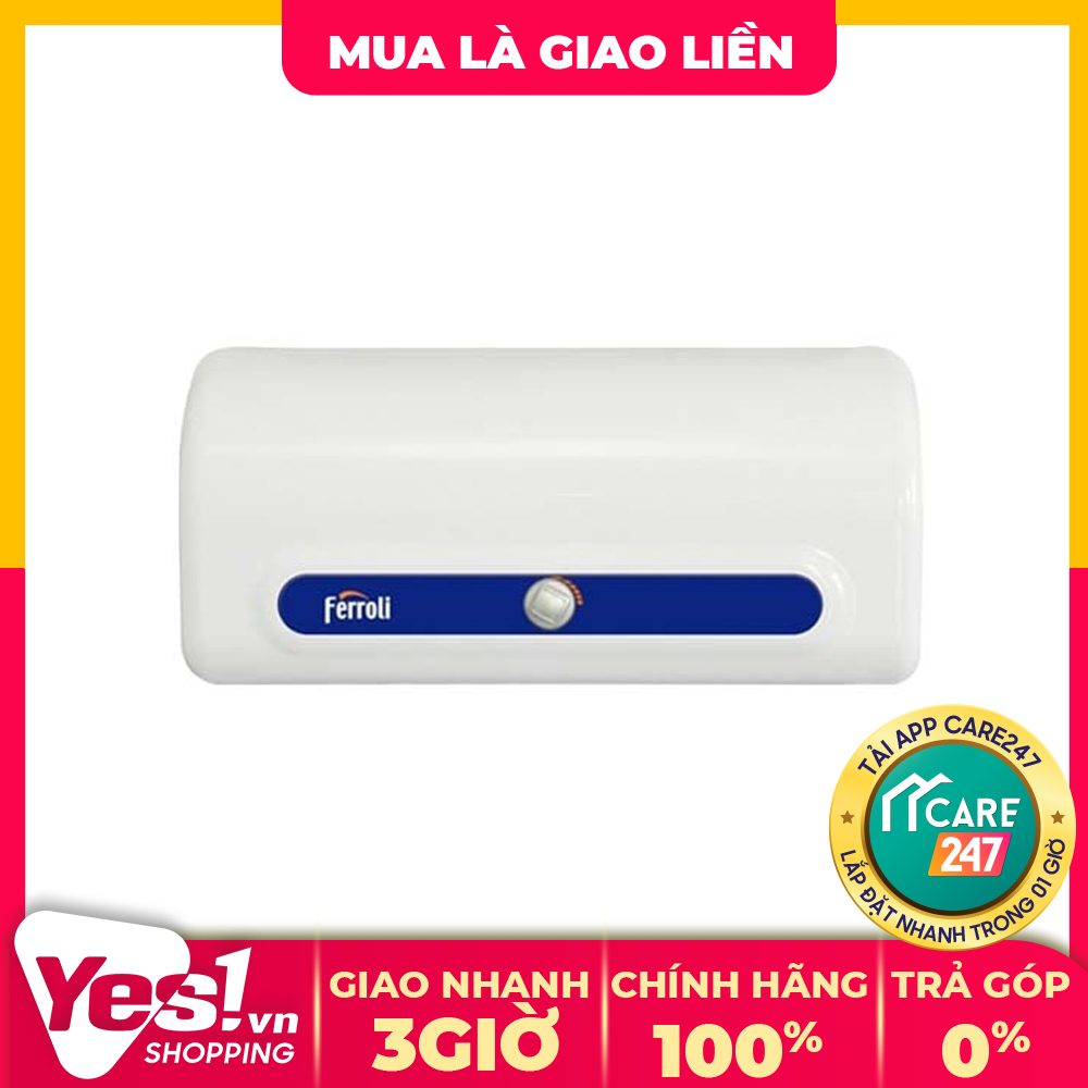 Máy nước nóng ferroli qq evo 20l ae 20 lít - bảo hành chính hãng - voucher 10% lên đến 800k