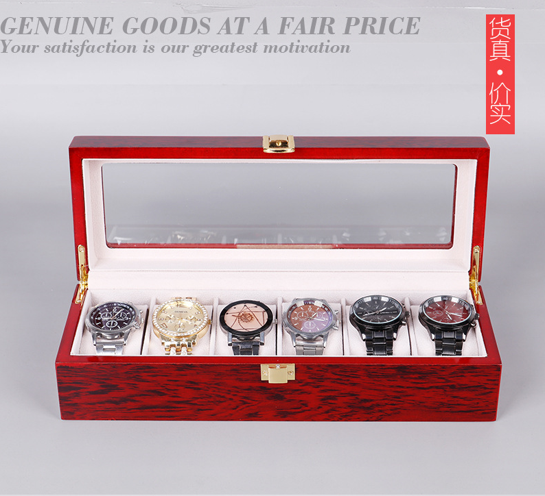 [HCM]Hộp đựng đồng hồ gỗ 6 chiếc