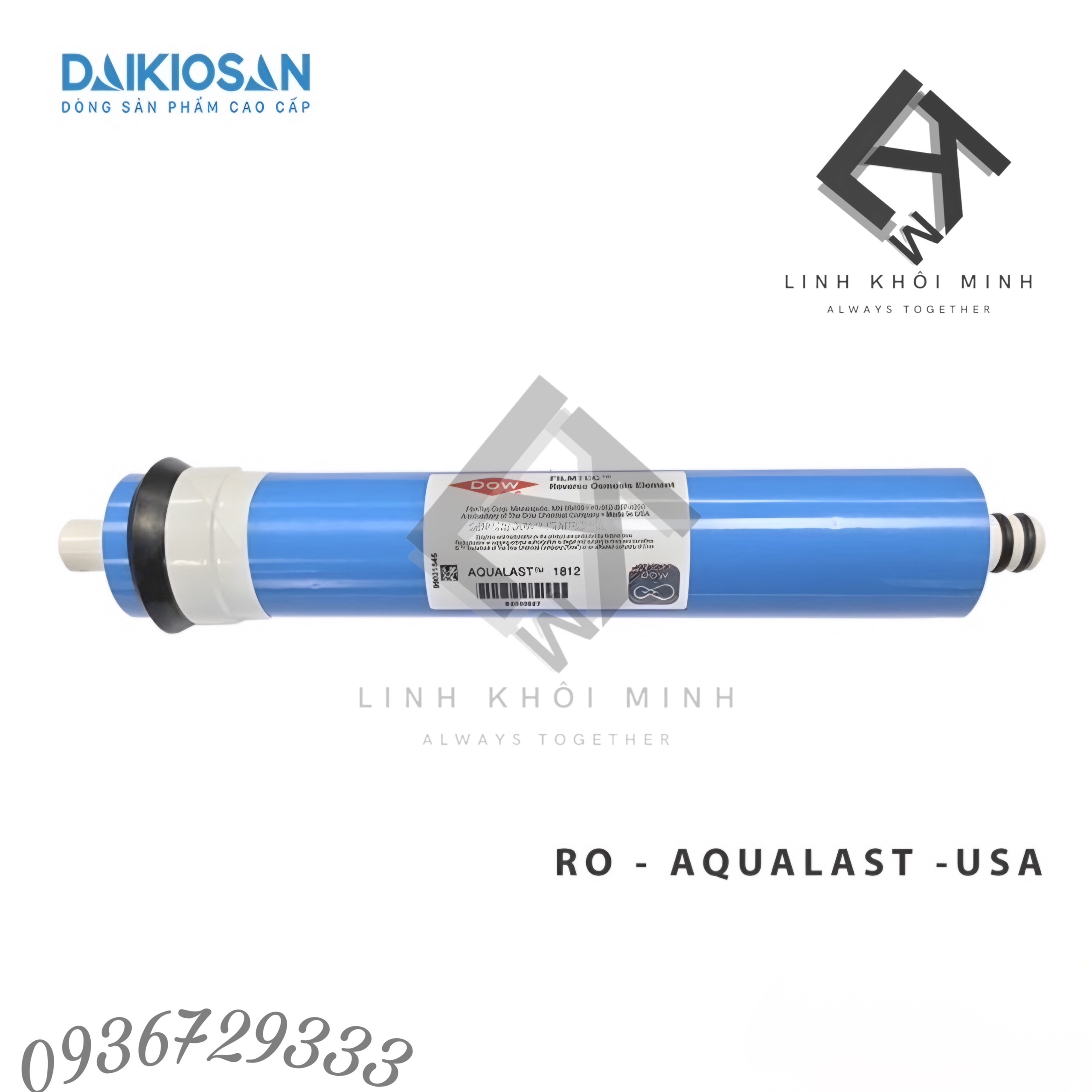 [CHÍNH HÃNG] Màng lọc RO DOW (DUPONT) - AQUALAST 1812-HR